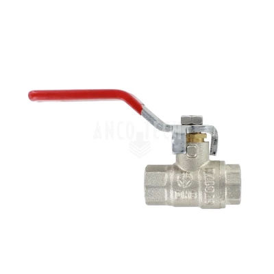 KOGELKRAAN MESSING VN 1/4"