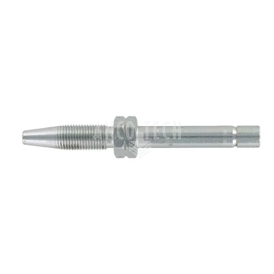 PIJPEIND LANG 6MM RECHT MET SKF GROEF VOOR HD SLANG 8.6x4