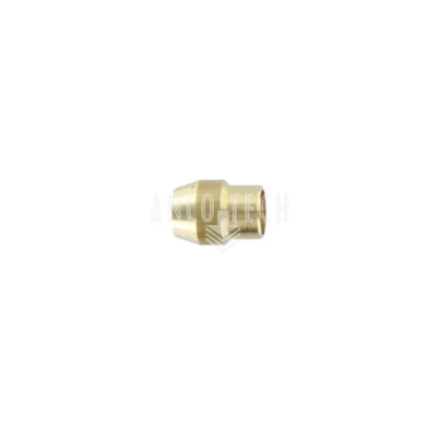 ENKELE KLEMRING 4MM MESSING