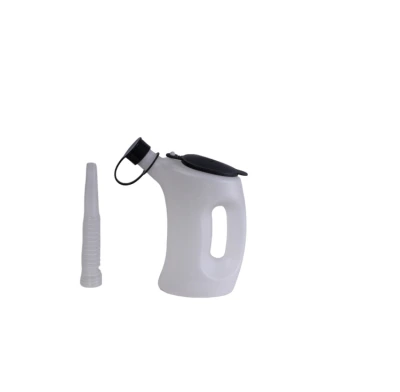 PRESSOL MAATBEKER MET DEKSEL EN FLEXIBELE TUIT PE 0.5L 07620