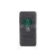DRUKKNOP + LAMP GROEN 24V