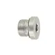 AFSLUIT PLUG 3/8 BSP  RVS