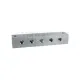 SMEERNIPPELBLOK 5 AANSLUITINGEN 1/4" RVS
