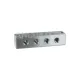 SMEERNIPPELBLOK 4 AANSLUITINGEN 1/8" RVS