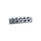 SMEERNIPPELBLOK T-BORING 5 AANSLUITINGEN M10x1