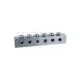 SMEERNIPPELBLOK T-BORING 6 AANSLUITINGEN M10x1