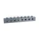 SMEERNIPPELBLOK T-BORING 8 AANSLUITINGEN M10x1