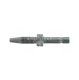 PIJPEIND 6MM RECHT MET SKF GROEF VOOR HD SLANG 8.6x4