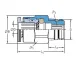 RECHTE PUSH-IN KOPPELING GEKM6 1/8 BSP