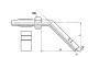 PIJPEIND 6MM SCHUIN VOOR HD SLANG 8.6x4
