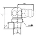 SMEERNIPPEL HAAKS M10x1