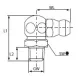 SMEERNIPPEL HAAKS M8x1 RVS