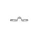 LEIDING CLIP 1 x 6MM  RVS