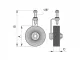 SMEERBORSTEL ROND RSM 80  1/8G